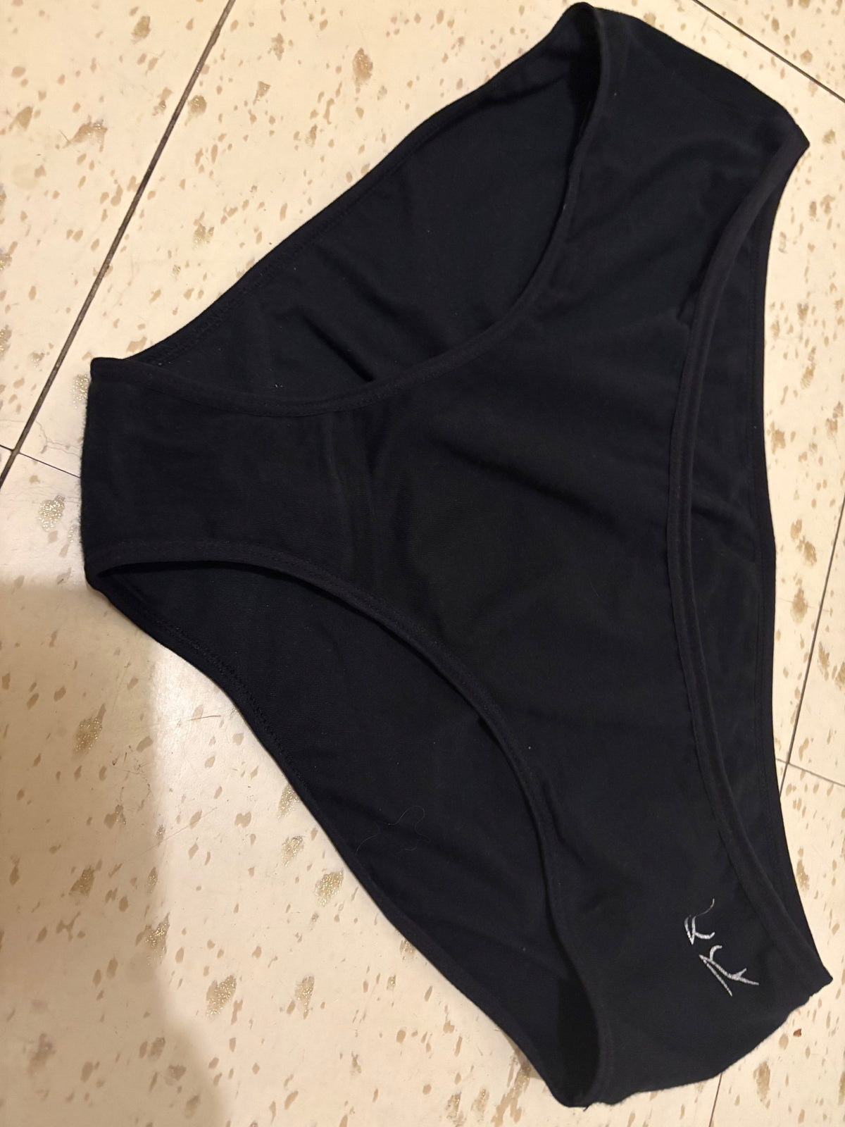 Used black panties 3 days worn
