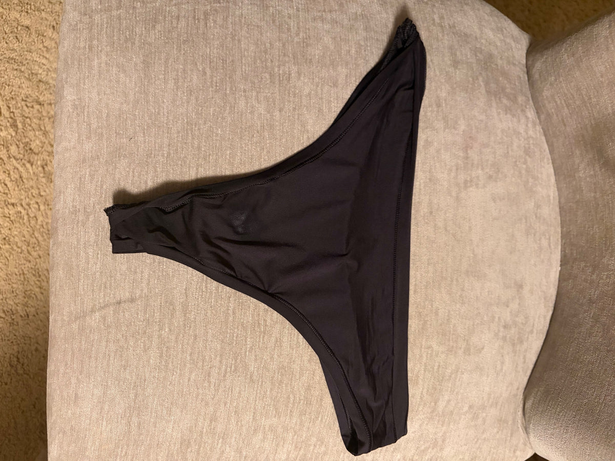 Black thong